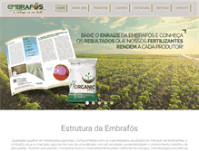 Tablet Screenshot of embrafos.com.br